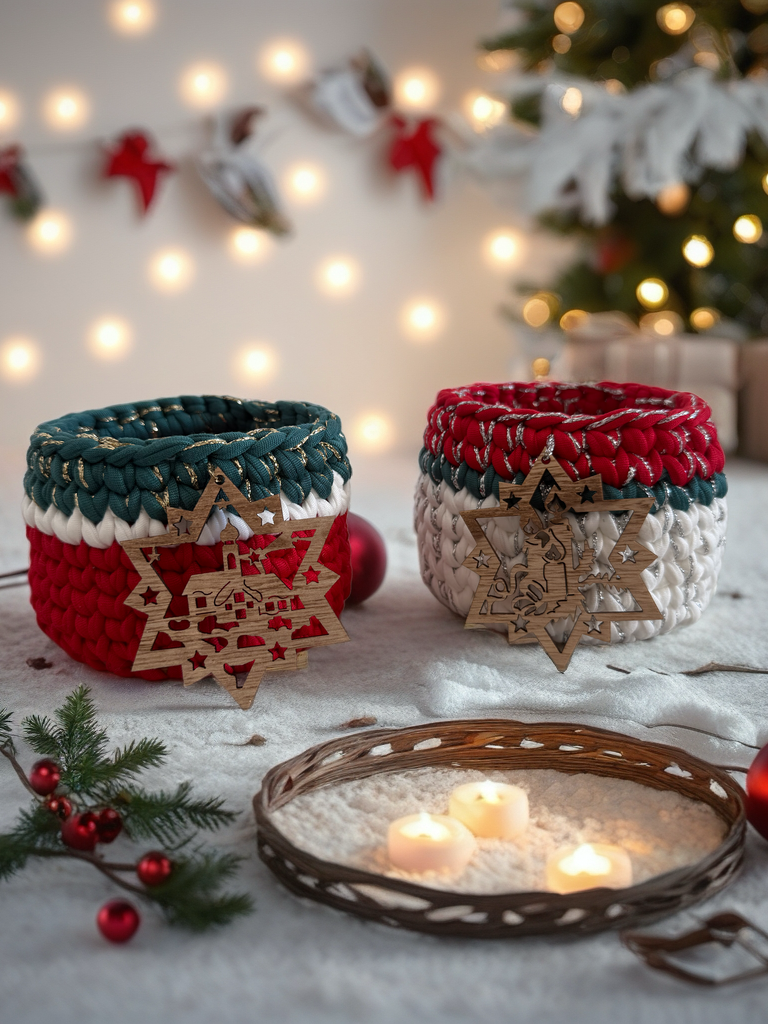 Paniers étoile de Noël